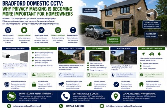 Bradford Domestic CCTV: Why Privacy Masking Is Becoming More Important for Homeowners